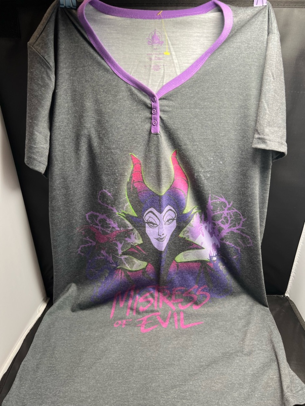 Disney Maleficent Night Shirt – Mistress of All Evil Sleep Tee M